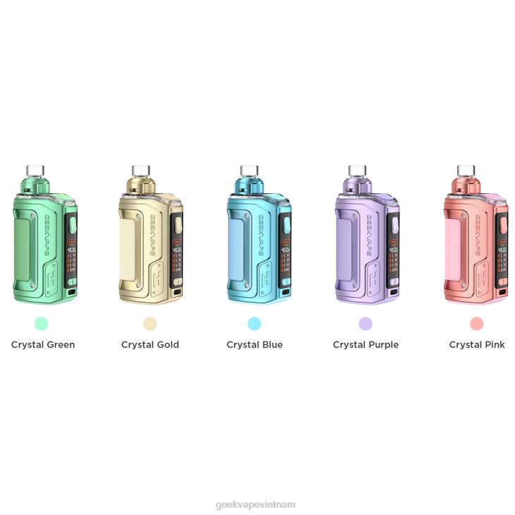Geek Bar Flavors - pha lê màu tím GeekVape h45 (aegis hero 2) pod mod kit phiên bản pha lê 22F2139